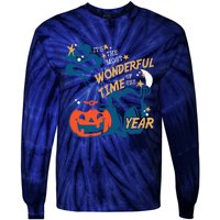 It's the Most Wonderful Time of the Year Halloween Tie-Dye Long Sleeve Shirt