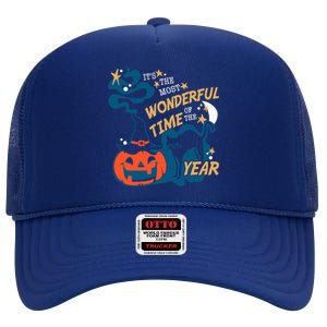 It's the Most Wonderful Time of the Year Halloween High Crown Mesh Back Trucker Hat