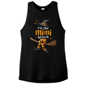 I’M The Mimi Witch Family Matching Halloween Costume Gift Ladies PosiCharge Tri-Blend Wicking Tank