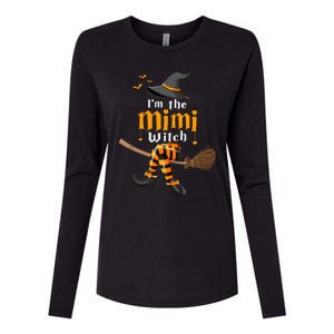 I’M The Mimi Witch Family Matching Halloween Costume Gift Womens Cotton Relaxed Long Sleeve T-Shirt