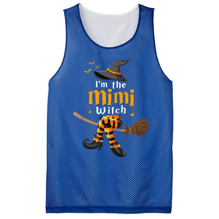 I’M The Mimi Witch Family Matching Halloween Costume Gift Mesh Reversible Basketball Jersey Tank