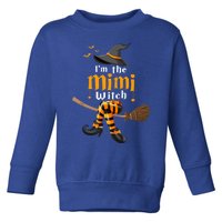 I’M The Mimi Witch Family Matching Halloween Costume Gift Toddler Sweatshirt