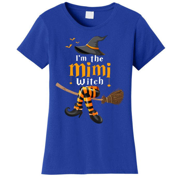 I’M The Mimi Witch Family Matching Halloween Costume Gift Women's T-Shirt