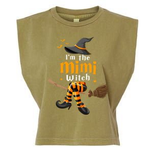 I’M The Mimi Witch Family Matching Halloween Costume Gift Garment-Dyed Women's Muscle Tee