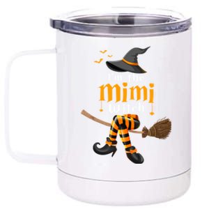 I’M The Mimi Witch Family Matching Halloween Costume Gift 12 oz Stainless Steel Tumbler Cup