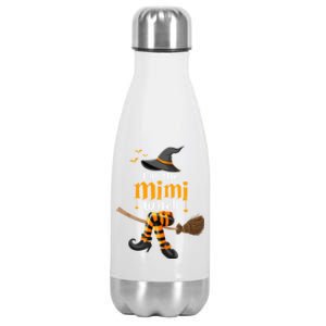 I’M The Mimi Witch Family Matching Halloween Costume Gift Stainless Steel Insulated Water Bottle