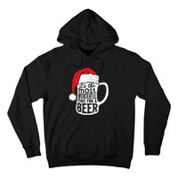 ItS The Most Wonderful Time For A Beer Christmas Santa Hat Hoodie