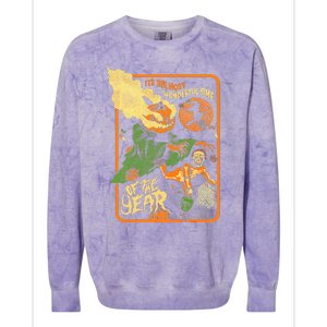 ItS The Most Wonderful Time Of The Year Halloween Colorblast Crewneck Sweatshirt