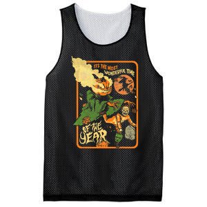 ItS The Most Wonderful Time Of The Year Halloween Mesh Reversible Basketball Jersey Tank