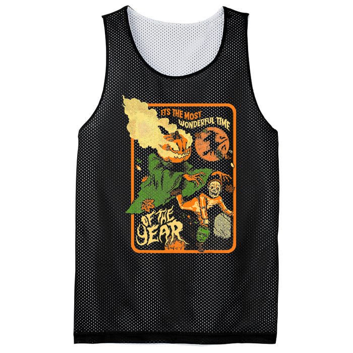 ItS The Most Wonderful Time Of The Year Halloween Mesh Reversible Basketball Jersey Tank