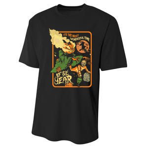 ItS The Most Wonderful Time Of The Year Halloween Performance Sprint T-Shirt