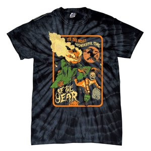 ItS The Most Wonderful Time Of The Year Halloween Tie-Dye T-Shirt