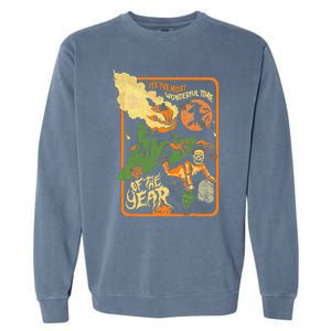 ItS The Most Wonderful Time Of The Year Halloween Garment-Dyed Sweatshirt