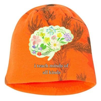 I Teach Minds Of All Kinds Kati - Camo Knit Beanie