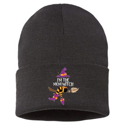 Im The Mom Witch Shirts Halloween Matching Group Costume Sustainable Knit Beanie