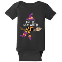 Im The Mom Witch Shirts Halloween Matching Group Costume Baby Bodysuit