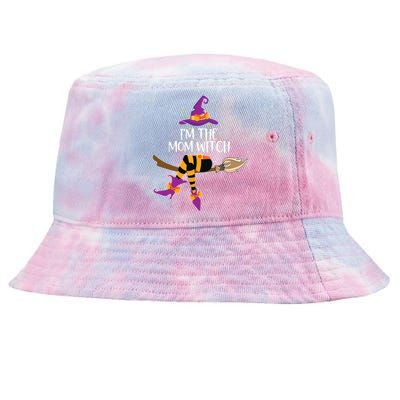 Im The Mom Witch Shirts Halloween Matching Group Costume Tie-Dyed Bucket Hat