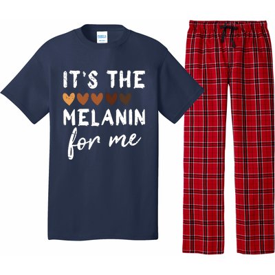 Its The Melanin For Me Melanated Black History Month Pajama Set