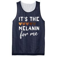 Its The Melanin For Me Melanated Black History Month Mesh Reversible Basketball Jersey Tank