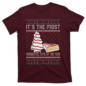 Its The Most Wonderful Time Of The Year Christmas Tree Cake T-Shirt