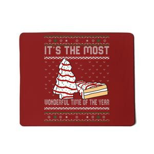 Its The Most Wonderful Time Of The Year Christmas Tree Cake Mousepad