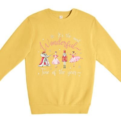 ItS The Most Wonderful Time Of The Year Nutcracker Ballet Premium Crewneck Sweatshirt