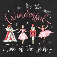 ItS The Most Wonderful Time Of The Year Nutcracker Ballet 7 Panel Mesh Trucker Snapback Hat