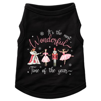 ItS The Most Wonderful Time Of The Year Nutcracker Ballet Doggie Tank