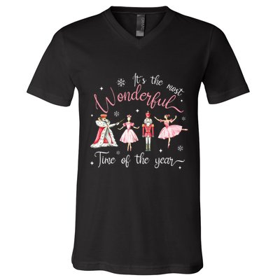ItS The Most Wonderful Time Of The Year Nutcracker Ballet V-Neck T-Shirt