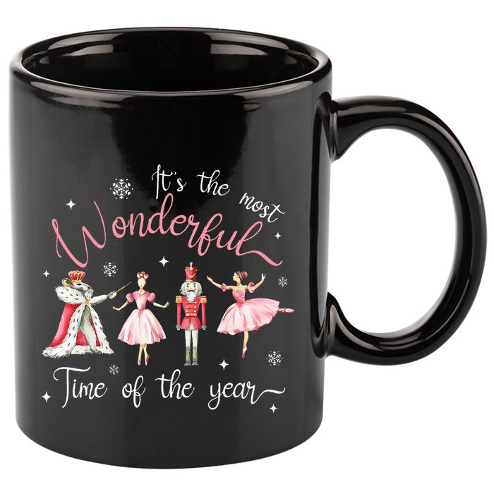 ItS The Most Wonderful Time Of The Year Nutcracker Ballet 11oz C Handle Ceramic Mug