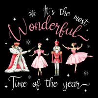 ItS The Most Wonderful Time Of The Year Nutcracker Ballet Flatbill Hat
