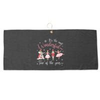 ItS The Most Wonderful Time Of The Year Nutcracker Ballet Large Microfiber Waffle Golf Towel