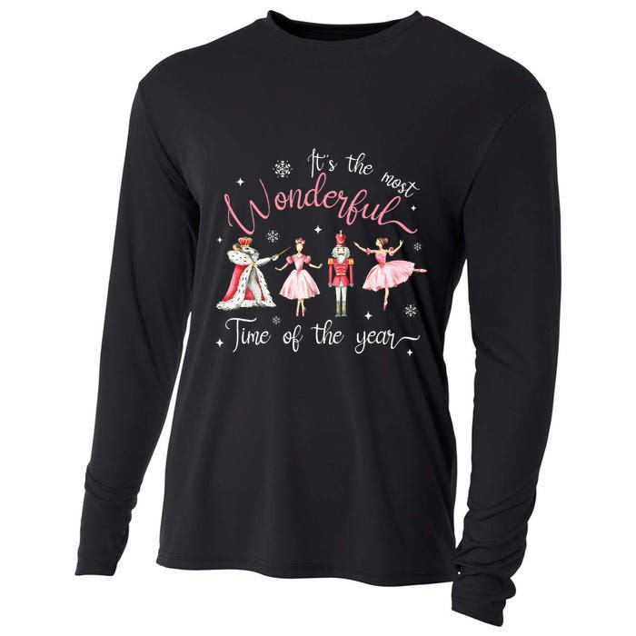 ItS The Most Wonderful Time Of The Year Nutcracker Ballet Cooling Performance Long Sleeve Crew