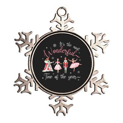 ItS The Most Wonderful Time Of The Year Nutcracker Ballet Metallic Star Ornament