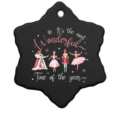 ItS The Most Wonderful Time Of The Year Nutcracker Ballet Ceramic Star Ornament