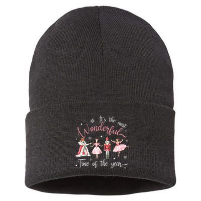 ItS The Most Wonderful Time Of The Year Nutcracker Ballet Sustainable Knit Beanie