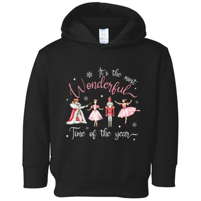 ItS The Most Wonderful Time Of The Year Nutcracker Ballet Toddler Hoodie
