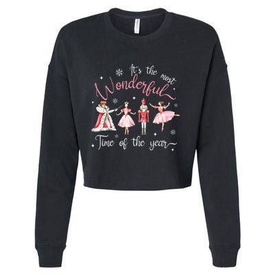 ItS The Most Wonderful Time Of The Year Nutcracker Ballet Cropped Pullover Crew