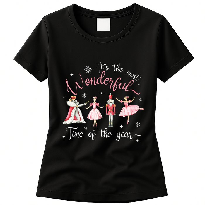 ItS The Most Wonderful Time Of The Year Nutcracker Ballet Womens T-Shirt