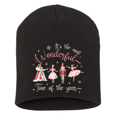 ItS The Most Wonderful Time Of The Year Nutcracker Ballet Short Acrylic Beanie