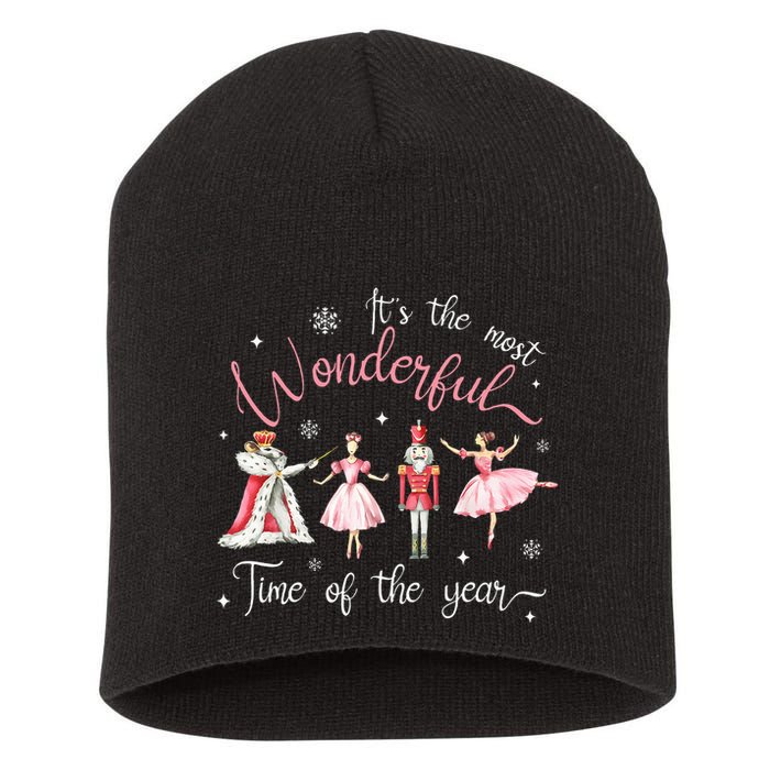 ItS The Most Wonderful Time Of The Year Nutcracker Ballet Short Acrylic Beanie