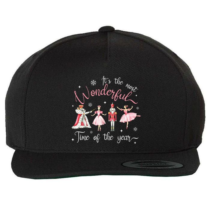 ItS The Most Wonderful Time Of The Year Nutcracker Ballet Wool Snapback Cap