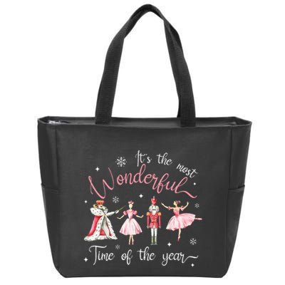 ItS The Most Wonderful Time Of The Year Nutcracker Ballet Zip Tote Bag