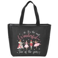 ItS The Most Wonderful Time Of The Year Nutcracker Ballet Zip Tote Bag