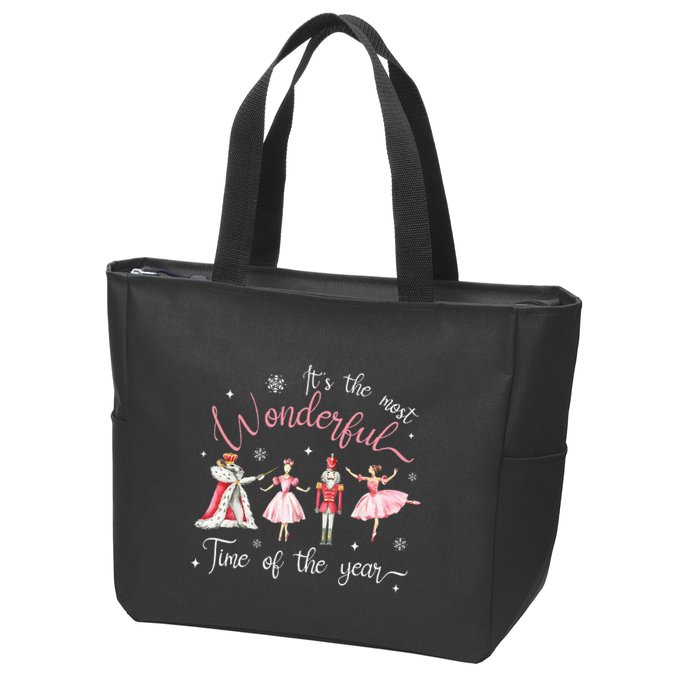 ItS The Most Wonderful Time Of The Year Nutcracker Ballet Zip Tote Bag