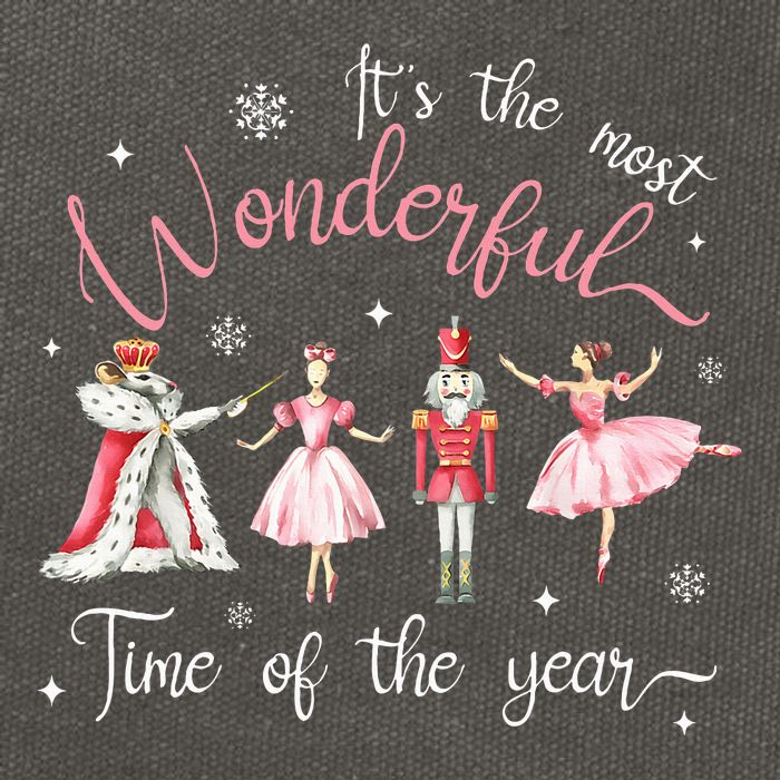 ItS The Most Wonderful Time Of The Year Nutcracker Ballet Cotton Canvas Backpack