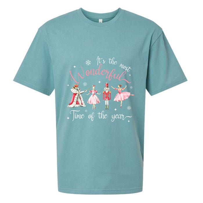 ItS The Most Wonderful Time Of The Year Nutcracker Ballet Sueded Cloud Jersey T-Shirt