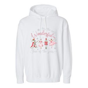 ItS The Most Wonderful Time Of The Year Nutcracker Ballet Garment-Dyed Fleece Hoodie