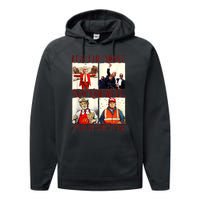 ItS The Most Wonderful Time Of The Year Trump Christmas Performance Fleece Hoodie