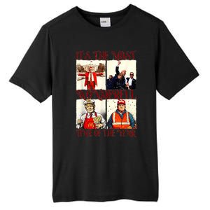 ItS The Most Wonderful Time Of The Year Trump Christmas Tall Fusion ChromaSoft Performance T-Shirt